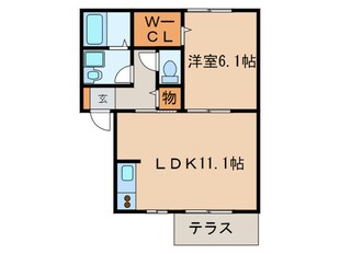 ブレリアスの物件間取画像